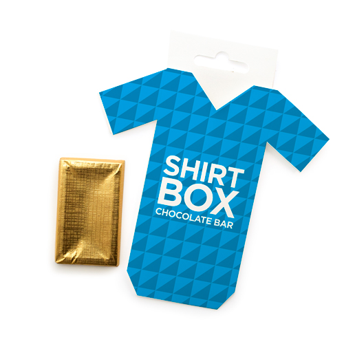 chocolate bar shirt box